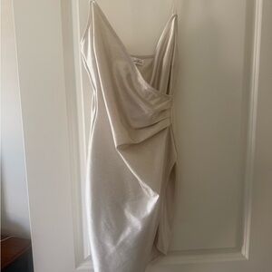 Honey and Rosie Asymmetrical Cream Dress